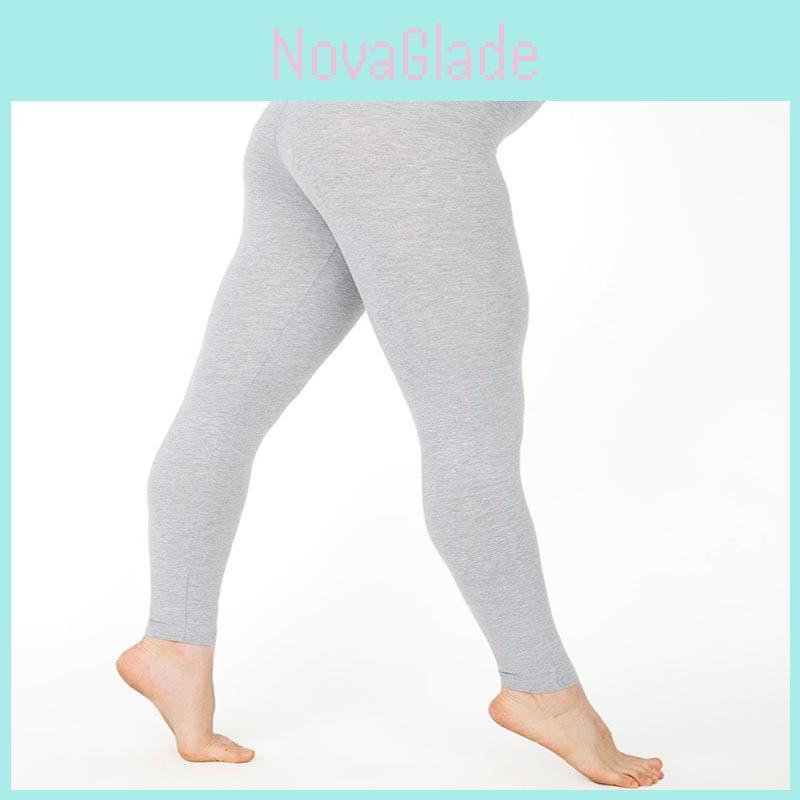 Full Women Fashion Length High Waist Leggings Soft Warm Thick Pants Stretch