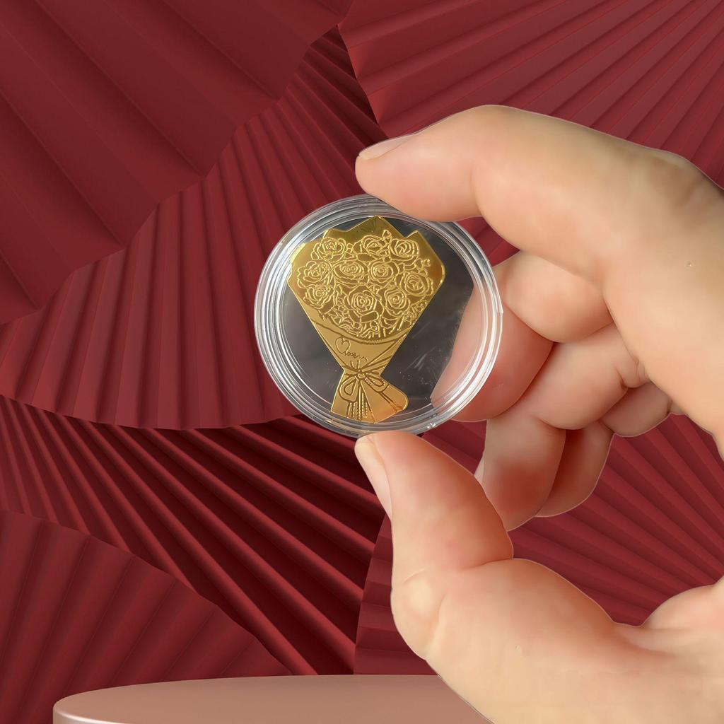 2mg Gold-Plated Smooth Sailing Mobile Phone Wealth Sticker - Adhesive Gold Lucky Charm