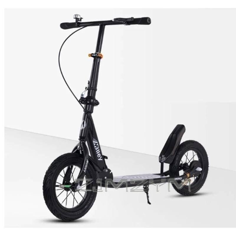 Foldable Kick Scooter for Adults Teens Kids 6+ Adjustable Height Portable Scooter for City Commuting Leisure Outdoor Cycling