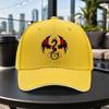 Red Black Dragon Totem Baseball Cap Unisex Adjustable Duckbill Cap Casual Lightweight Outdoor Hat Multiple Colors