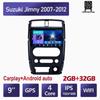 Автомобильный радиоприемник Carplay для Suzuki Jimny 2007-2012 Android мультимедийный видеоплеер GPS-навигация WIFI 2 + 32 ГБ
