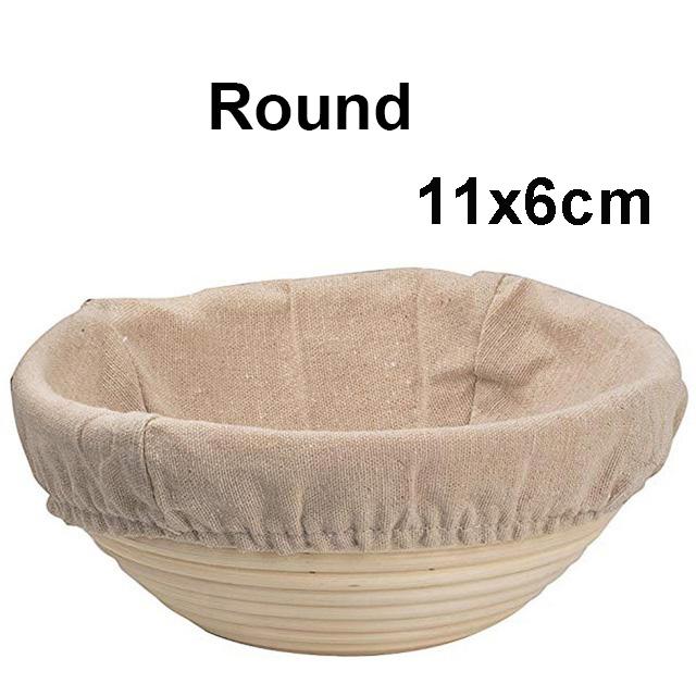 Rattan Bread Proofing Basket Natural Oval Rattan Wicker Dough Fermentation Sourdough Bread Basket