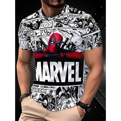 Супергерой Дэдпул Футболка Marevl 3D Печать Футболка