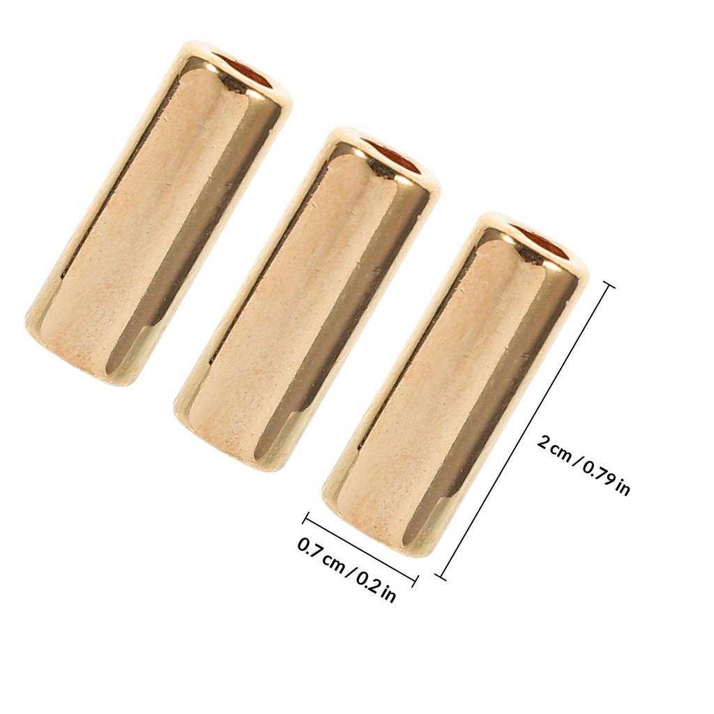 30Pcs Metal Rope Cord Lock Tube Beads Alloy Cylinder Cord Stopper for Drawstring Sweater Hats Plants Basket Lanyard DIY Macrame