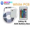 5V LED Strip Lights RGB 5050 3AA Battery Powered Flexible LED Light Strip with Remote Control for TV Backlight Bars Cabinets