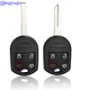 Jingyuqin 4 Button Remote Keyless Car Key For Ford Edge Escape Expedition Explorer Case