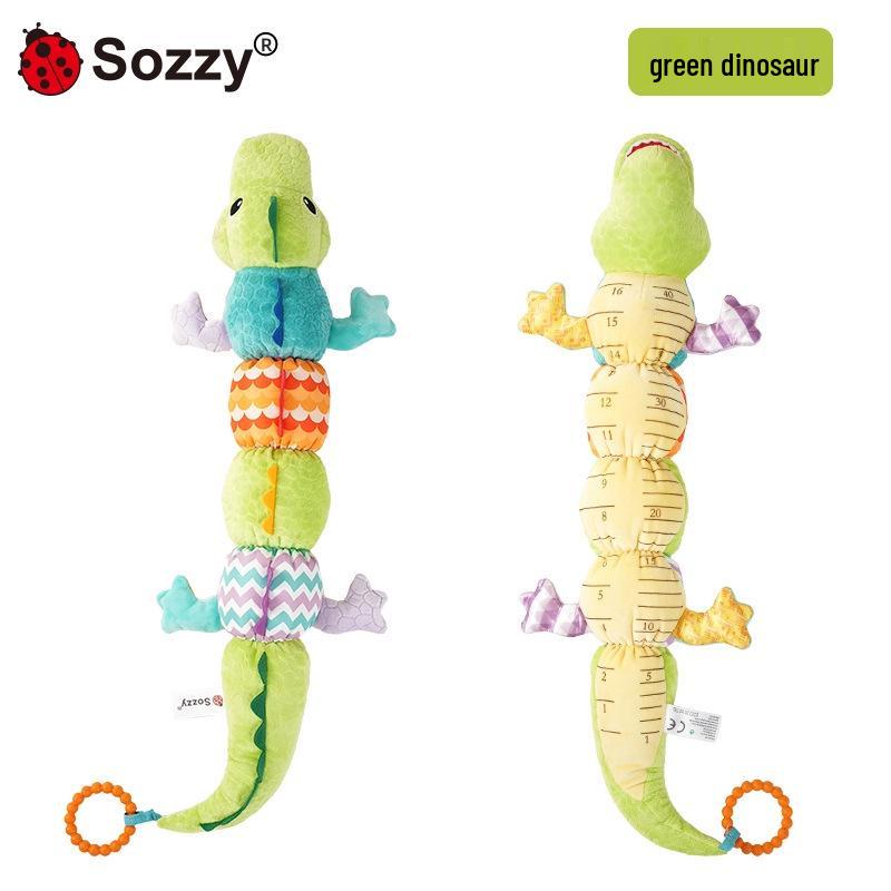 Успокаивающая плюшевая кукла Sozzy для новорожденных и игрушка-ростомер с музыкой, 0-3 года, Раннее развитие