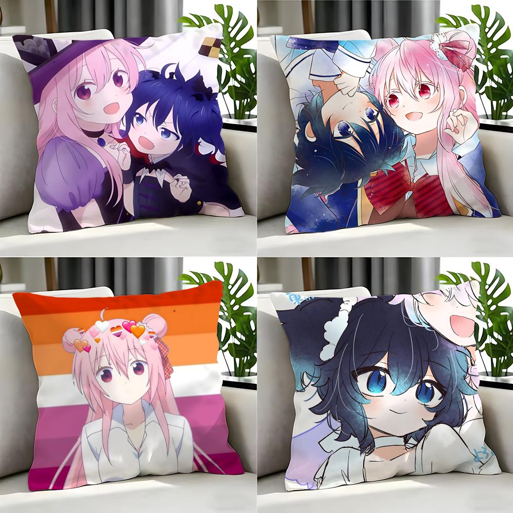 anime Happy Sugar Life Cushion Cover Cushion Cover Set Pcs x x x Pillowcase Decorative Sofa Home Decor