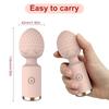 Adults Toy AV Vibrator Sexual Magic Massager Clitoris Nipple Double Stimulation Mini Vibrator Adult Goods for Women