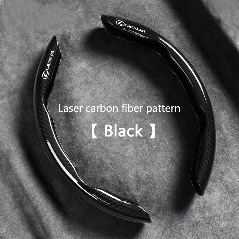 2PCS Carbon fiber Anti-Slip Car Steering Wheel Cover For Lexus ES300 RX330 RX300 GS300 IS250 IS200 CT200h IS300 NX RX LX GX GS
