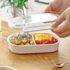 Коробка для ланча Bento с отделением для фруктов, пригодная для использования в микроволновой печи, переносная, герметичная, для работы и студентов, для свежего обеда