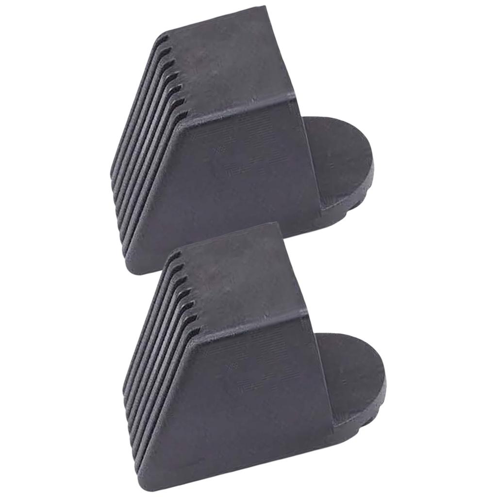 2Pcs Fitness Equipment End Cap Square End Cover Replacement Foot Cover Protectors Gym Equipment Accessories Enduring