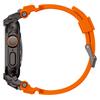 Роскошный Ремешок из Каучука для Apple Watch Band Ultra 3 49мм Ремешок для iWatch Ultra 2 49мм Металлическое Соединение Силиконовое Кольцо Бронированный Браслет