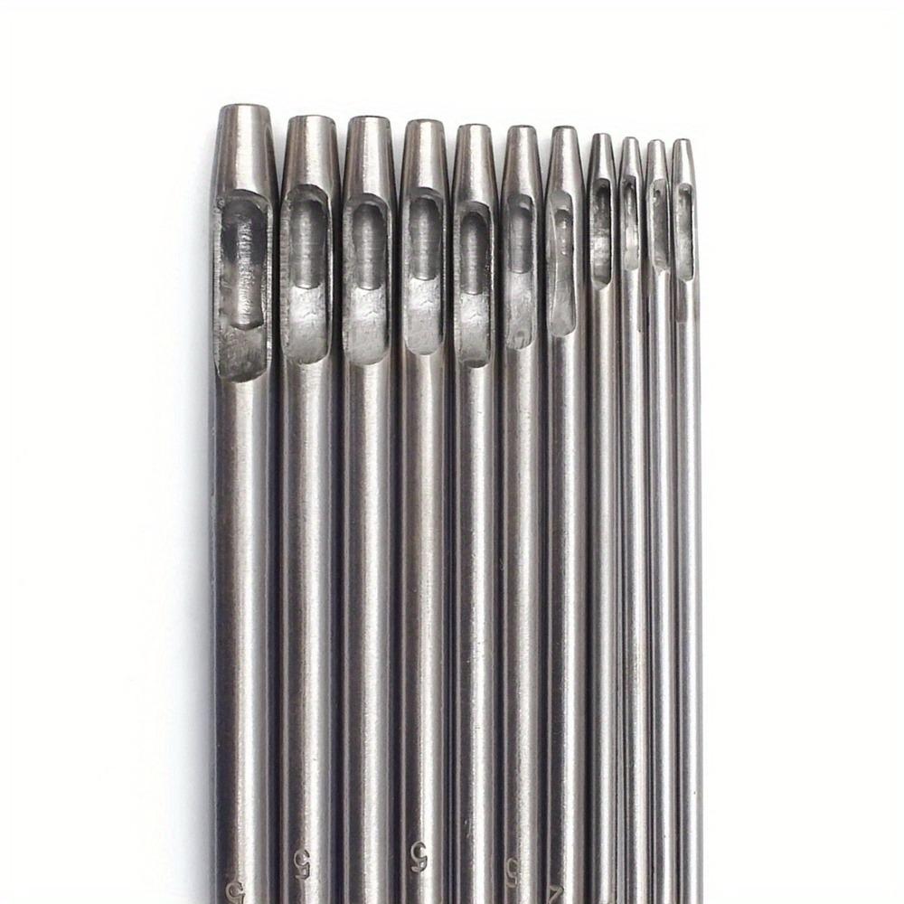 Штамповка кожи, круглый пробивной материал, пробивание отверстий, ручные инструменты для перфорации изделий из кожи своими руками, 0,5-6 мм, 12 комплектов