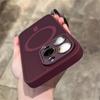 Матовый чехол Magsafe Magnetic Case для iPhone 16 15 Pro Max 14 13 12 11 матовый полупрозрачный беспроводной зарядный противоударный бампер