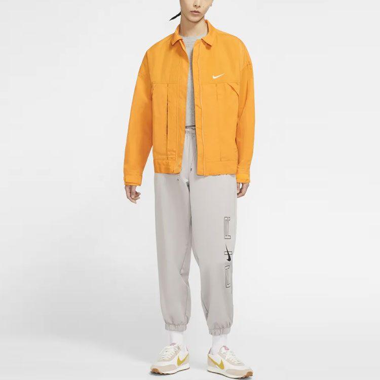 Nike Куртки Женские Желтые Лацкан Умеренный Другое DM6204-738