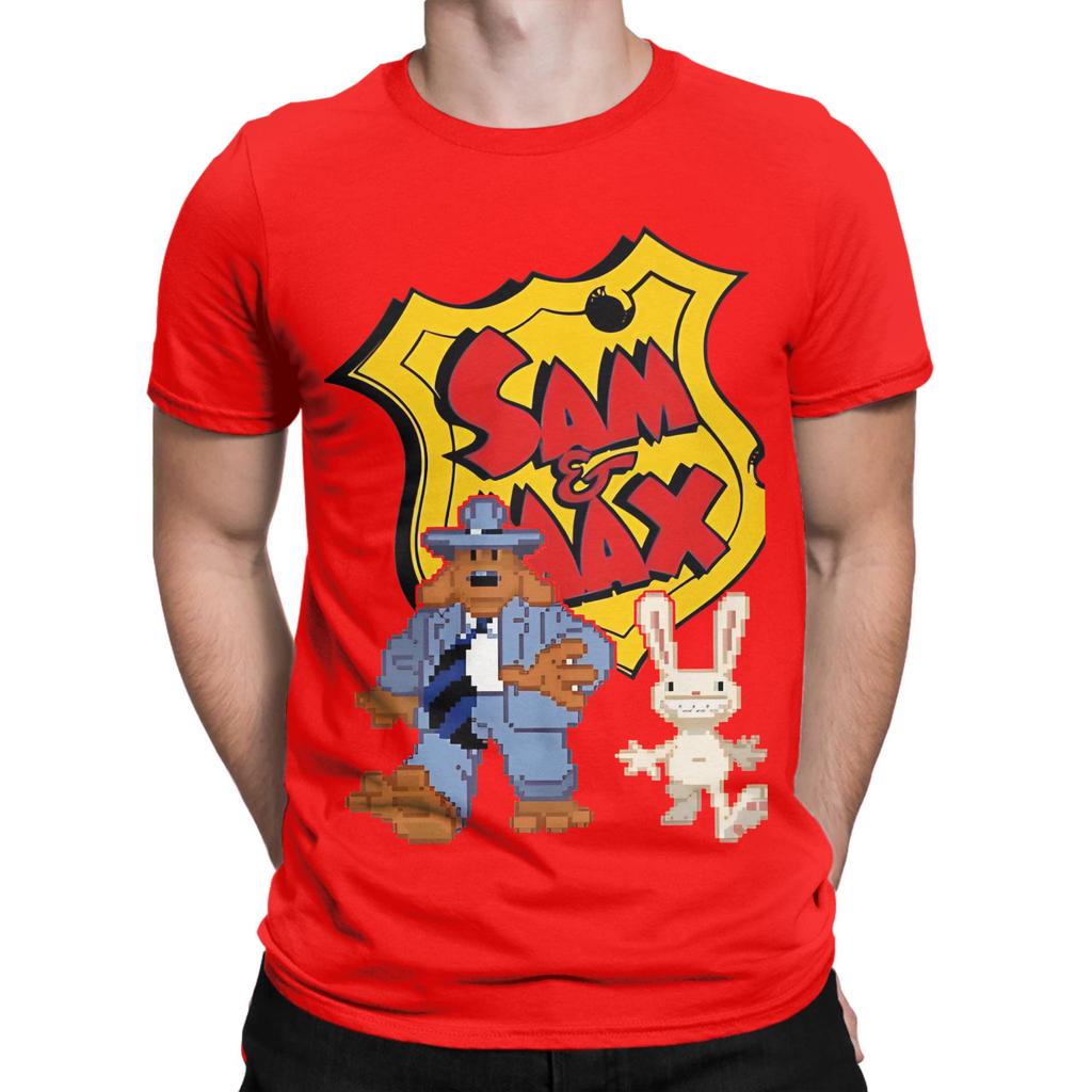 Friend Graphic 100 Cotton Tshirt Sam And Max Hit The Road Tees Tops For Unisex
