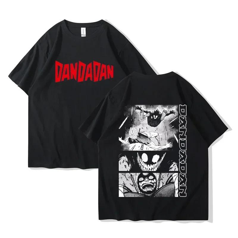 Dandadan Okarun хлопковая футболка унисекс женская дышащая классическая университетская футболка 2000-х годов корейская одежда эстетика хип-хоп