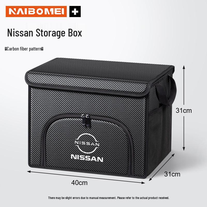 Органайзер-бокс для хранения в багажнике автомобиля Nissan для Qashqai, Sylphy, Teana, Tiida, Livina