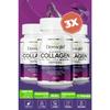 3 Boxes - 100%pure Tablet German Collagen Containing Biotin, Coenzyme Q10, Hyaluronic Acid, Vitamin C