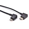 4" Кабель Micro USB под углом влево на Type C OTG для портативного цифрового ЦАП-усилителя