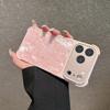 Glitter Laser Marble Shell Pattern Armor Phone Case For iPhone 17 16 15 14 Pro Max Lens Film Protection Candy Shockproof Cover