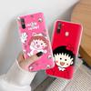 Чехол Sakura Momoko TPU для iPhone XR 7 8 14 15 11 12 13 X XS Pro Max Xiaomi Redmi 13C Note 9 Samsung A22 S23 S24 Ultra Plus VIVO