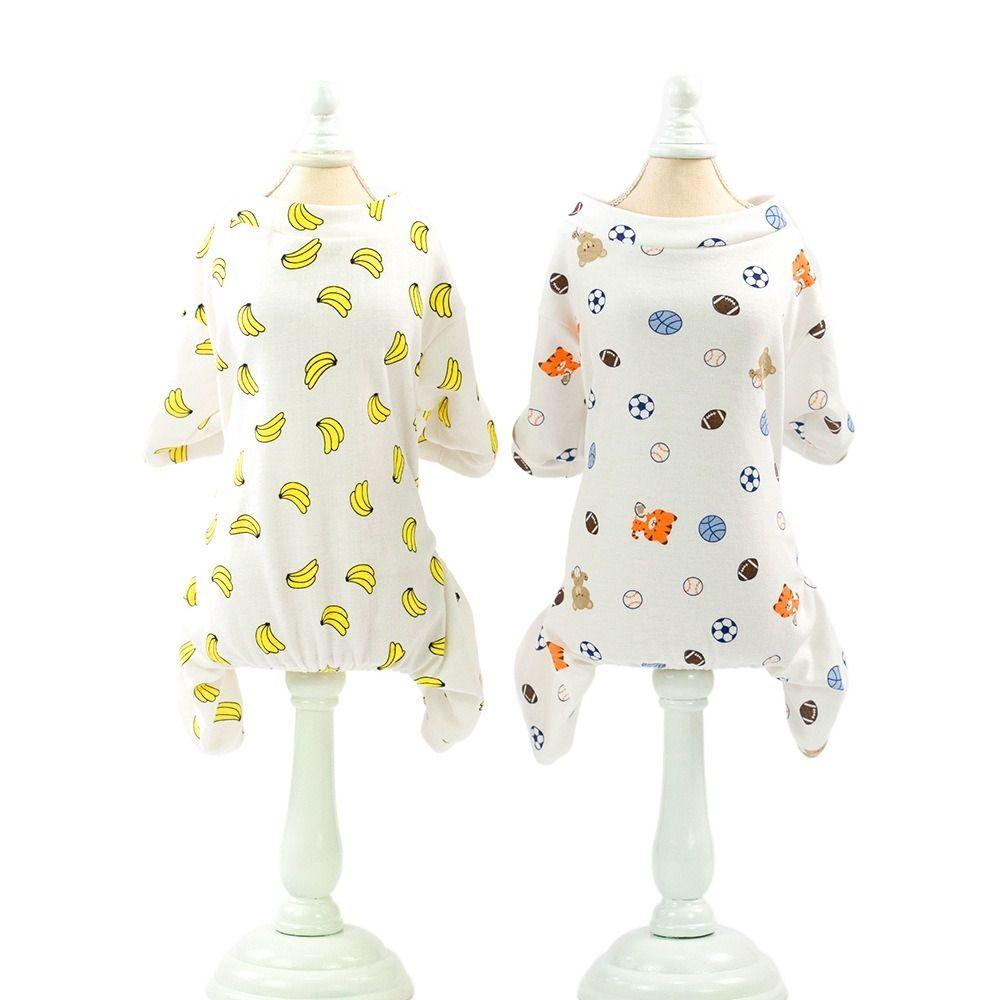 Comfortable Dog Jumpsuit Soft Pet Bodysuit Clothes Pet Apparel Puppy Rompers  Spring