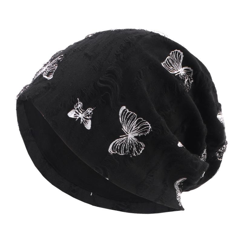 Fashion men's and women's ripped pullover hats, hip-hop headscarves, ear protectors, headscarves, hats
