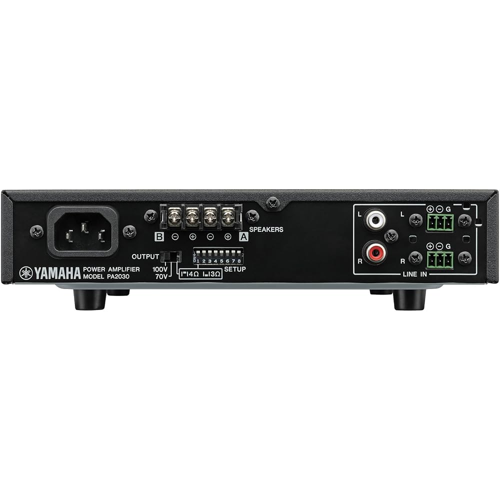 Yamaha PA2030A Power Amplifier 2-Channel 300W Black