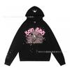 Sp5der Streetwear Hoodie Couples Unisex Oversized Cotton Pullover Sweatshirt Winter Casual Hip Hop
