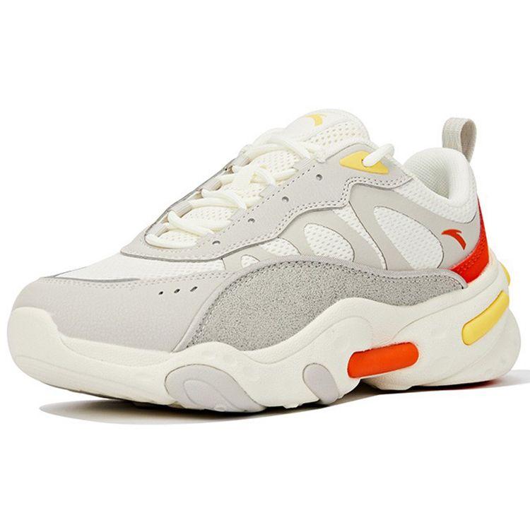 Anta Амортизирующие женские кроссовки Dad Shoes серо-белые 122028855-4