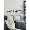 3pcs'Trust In God'metal Decor, House Wall Art For Women, Faith Metal Art, Inspiring Memorial Artwork, Christian Home Decoration