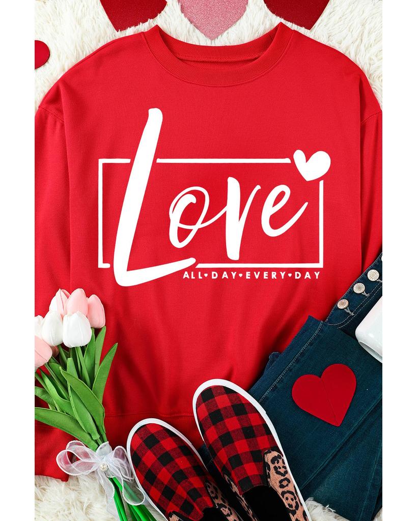 Azura Exchange Толстовка с рисунком «Любовь»