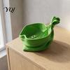 Festival Desktop Ornament 3D Printed Gift Bag Shaped Storage Tray, Pleated Catchall Bowl for Candy, Compact Coin Display Dish Festive Table
