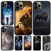 Чехол для телефона с изображением льва для Apple iPhone 17 Air Pro Max Plus Coque для iPhone 17 Air 14 15 16 13 12 Max Cover