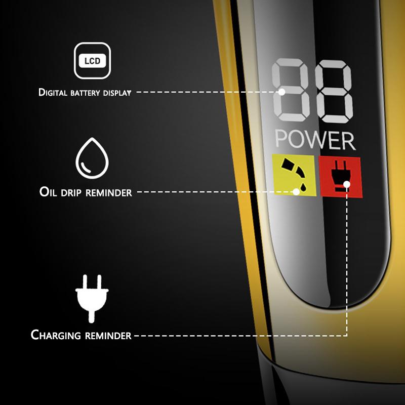 Original Kemei Metal Housing Professional Hair Trimmer For Men Beard Hair Clipper Electric Hair Cutting Machine For Barber