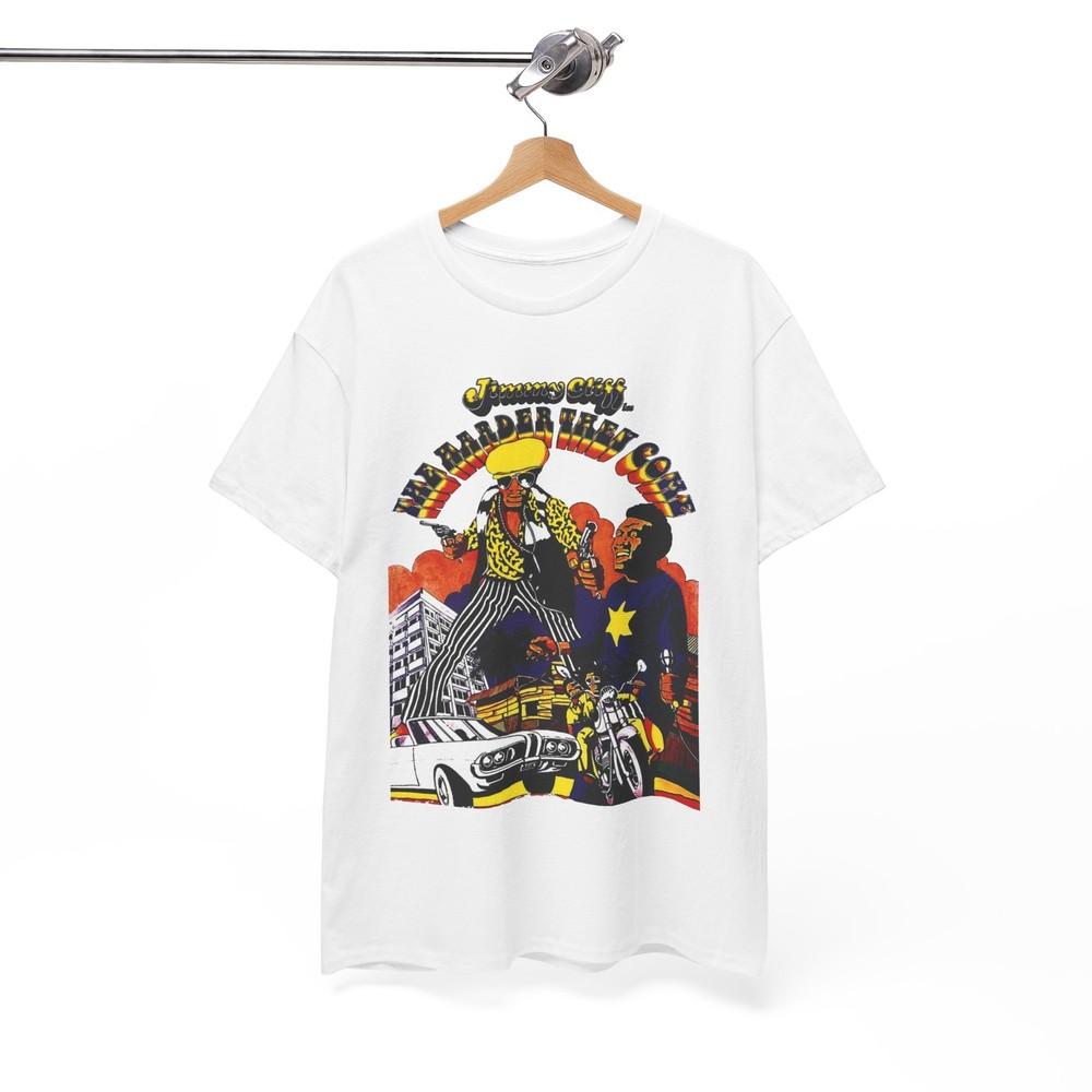 The Harder They Come Shirt Poster 70s Jimmy Cliff Film Reggae Music Movie Unisex Unisex T-Shirt
