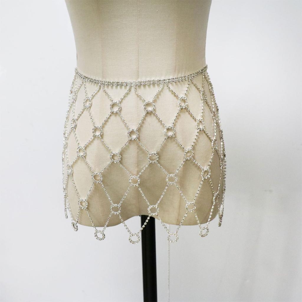 Accessories, Sexy Temperament Rhinestone Body Chain, Nightclub Sexy Party Clothing Accessories Body Chain