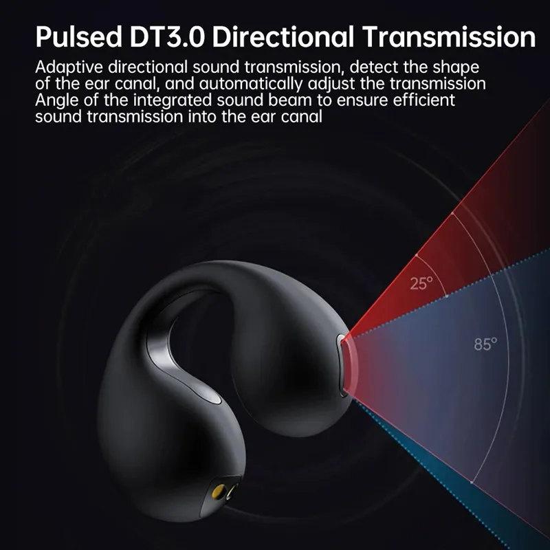 Беспроводные Bluetooth наушники, спортивные наушники на открытом воздухе с зарядным устройством, сенсорное управление, наушники