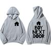 Уличная одежда унисекс Boys Band BOYNEXTDOOR Толстовки с капюшоном корейская мода Sudaderas Hombre Графический принт Толстовка Зимний топ