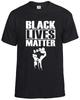 BLACK LIVES MATTER HAND T-shirt ANTI RACISM Riot Protest Justice Mens Ladies Top