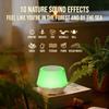 7 Color Modes White Noise Machine 10 Nature Sounds Night Light Bedside Lamp  Nursery Comfort