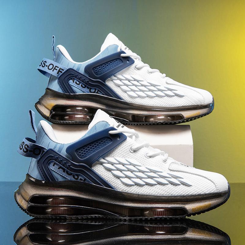 Мужская обувь осень новая повседневная спортивная обувь мужские кроссовки для папы мужская платформа тренд летящее плетение рыбья чешуя спортивная повседневная обувь