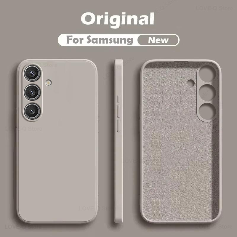 Для S24 S23 S22 Ultra Чехлы Жидкий силиконовый чехол Для Samsung Galaxy S24 S23 S22 Ultra Plus S24Ultra Чехлы Чехлы Аксессуары
