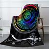 Record Player Blanket Soft Warm Throw Blanket Nap Blanket For Couch Sofa Office Bed Camping Travel Multipurpose Gift Blanket For All Season
