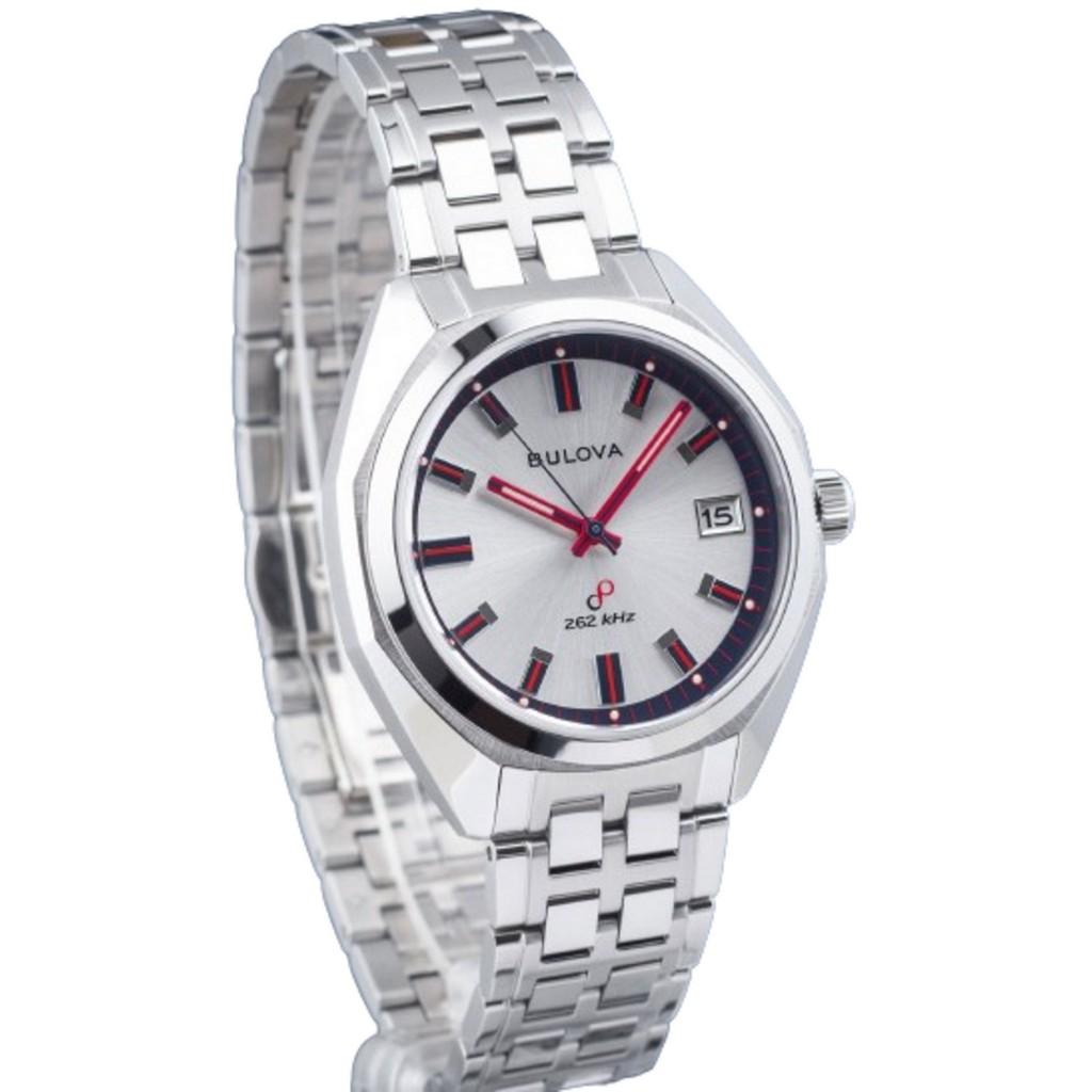 BULOVA Классические мужские часы Jet Star Limited Edition из нержавеющей стали с серебристым циферблатом, кварцевые 96K112 с дополнительным ремешком