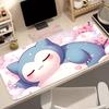 Natural Rubber Mouse Pad Pokemon Snorlax Accessories PC Gamer alfombrilla Computer Desk Mat Laptop Varmilo Keyboard Pad Mousepad