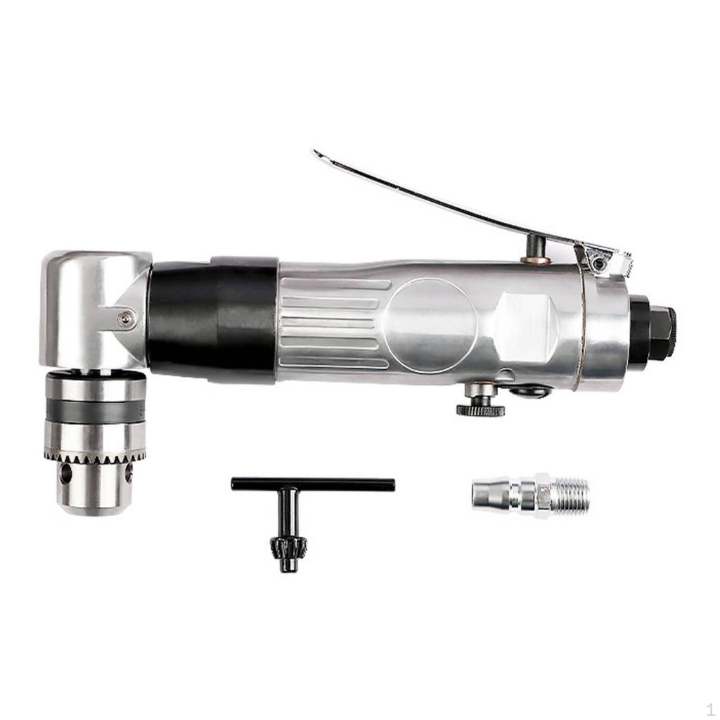 3/8 Inch Pneumatic Angles Tool 1500 RPM High Speed Reversible Compact Design for Tight Confined