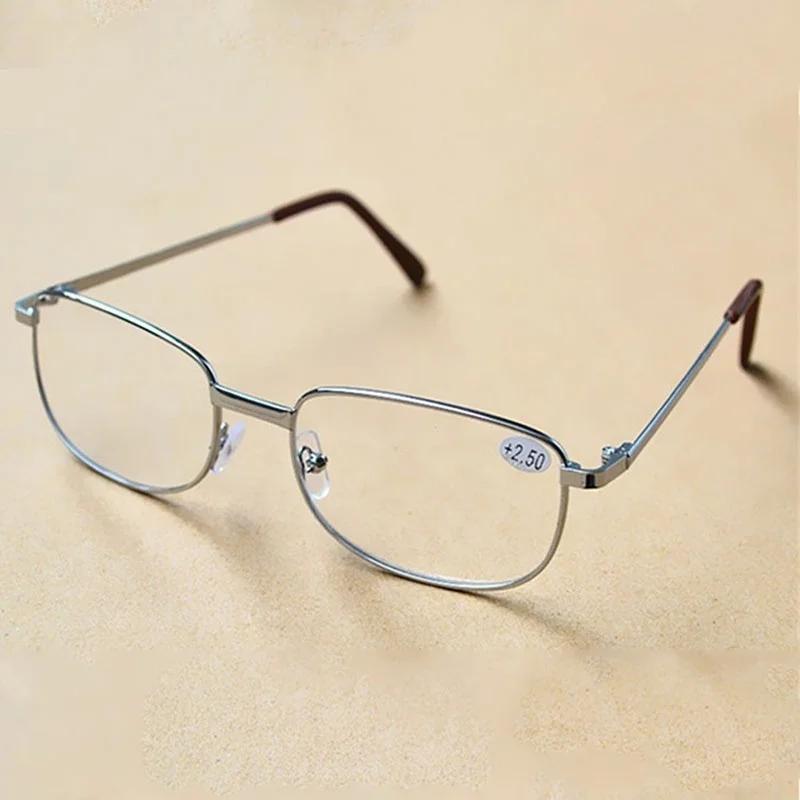 Unisex Metal Frame Reading Glasses Vintage Prescription Presbyopia Eyeglasses Hyperopia Eyewear Diopter 0 To +4.0 Eyeglasses